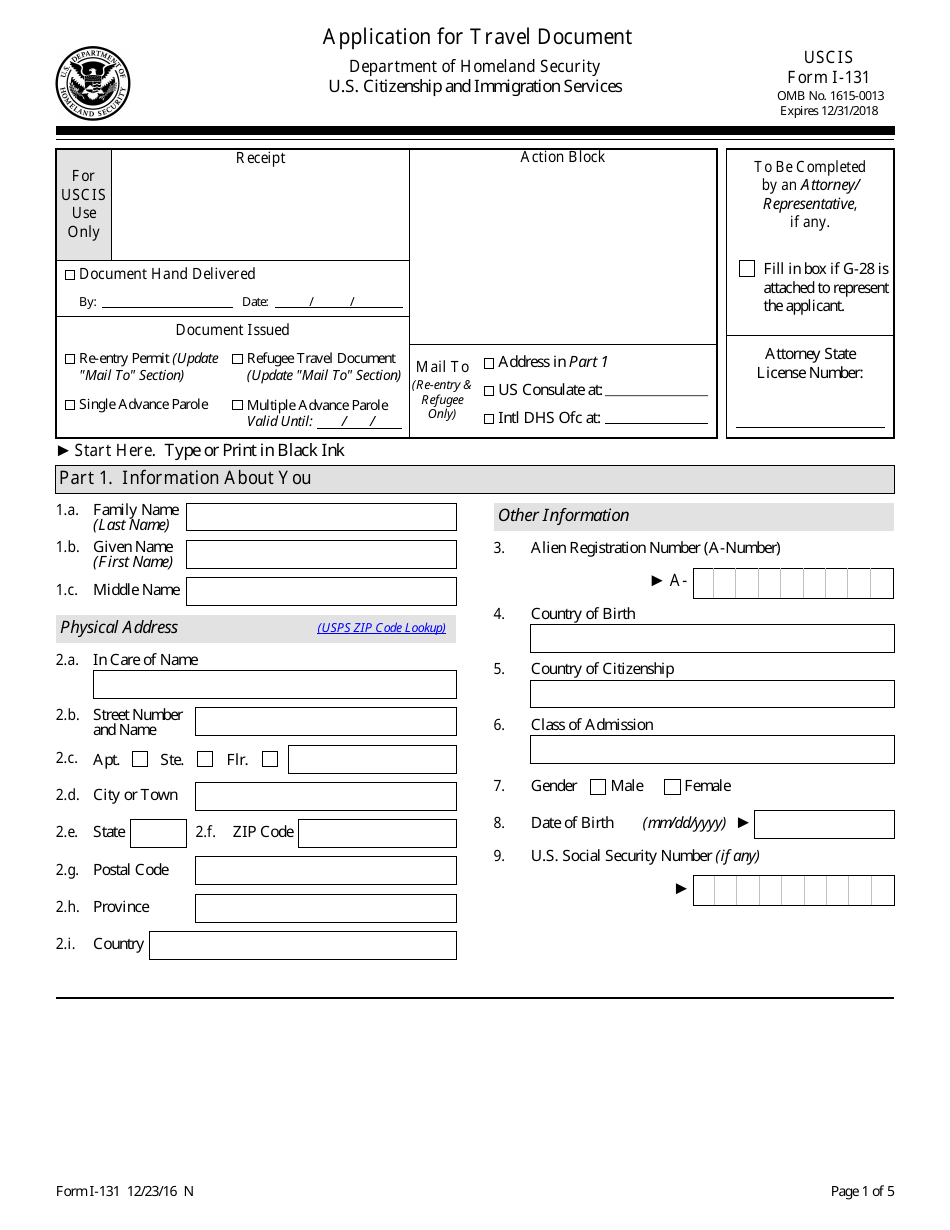 24 Printable Advance Parole Document Forms And Templates Fillable