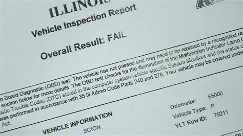 2Nd Failed Emissions Test Illinois