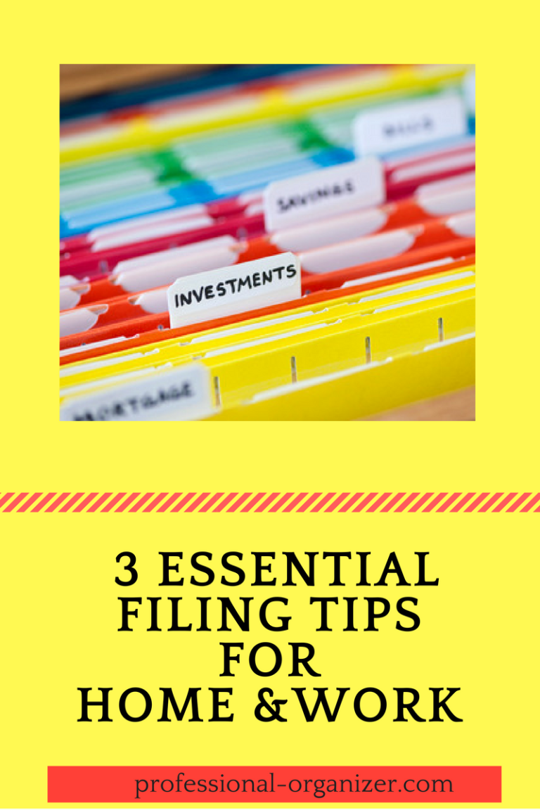 3 Essential Filing Tips For Home And Work Ellen S Blog Professional