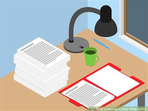 3 Ways To Arrange A Paper Filing System Wikihow