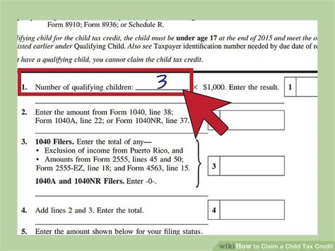 3 Ways To Claim A Child Tax Credit Wikihow