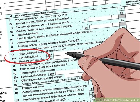 3 Ways To File Taxes For An Llc Wikihow