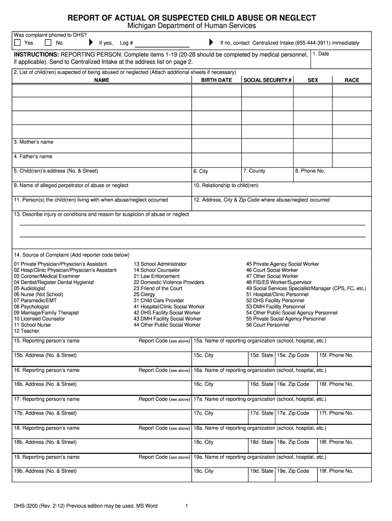 3200 Cps 2012 2024 Form Fill Out And Sign Printable Pdf Template