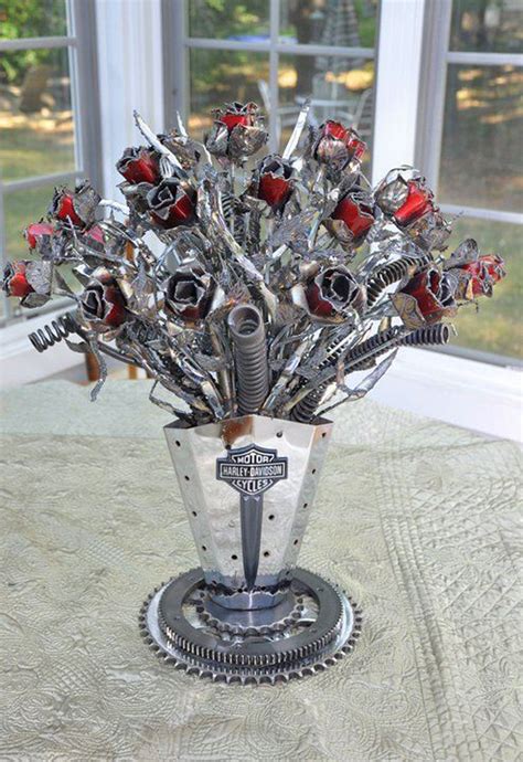 35 Cool Ways To Recycle Motorcycle Parts Into Your Decor Home Design And Interior Car Part