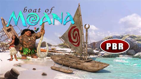 3D Model Pbr The Boat Of Moana Cgtrader