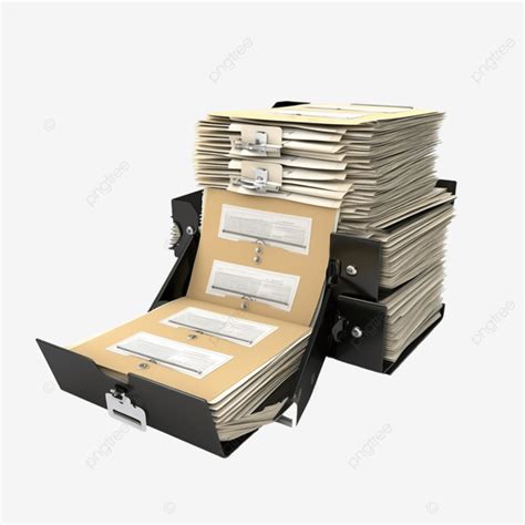 3D Save File Paperwork Retention Document With A Floppy Disk 3D Illustration Office Folder