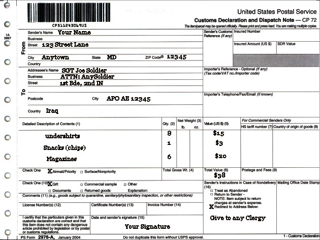 40 How To Attach Customs Form Usps