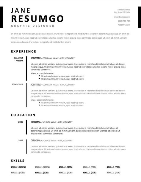 400 Free Resume Templates To Download In Pdf Doc