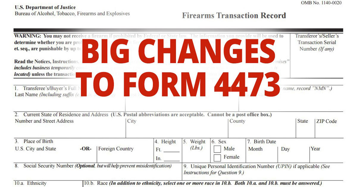 4473 Stay On Top Of Changes Gun Talk News