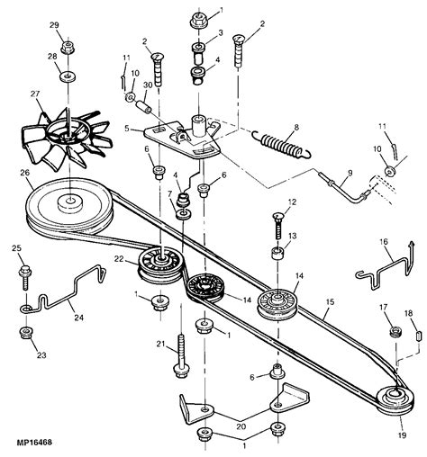 46 Mower Deck Diagram Parts List For Model 917258870 Craftsman Parts