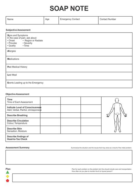 5 Best Printable Chiropractic Forms Soap Note Artofit