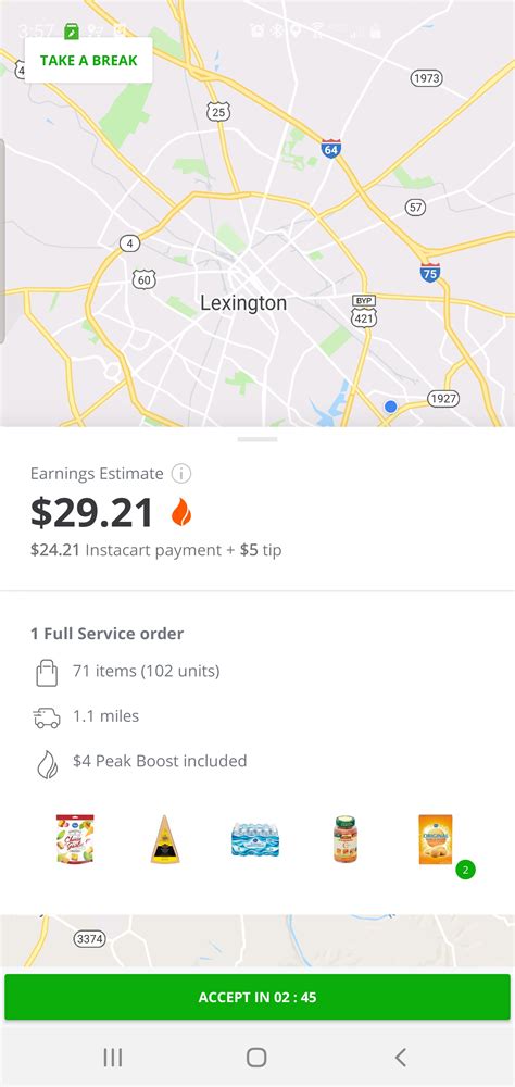 5 Dollar Tip For 71 Items R Instacartshoppers