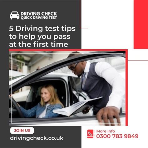 5 Driving Test Tips To Help You Pass The First Time