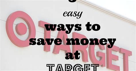 5 Easy Ways To Save Money At Target Anchors Aweigh