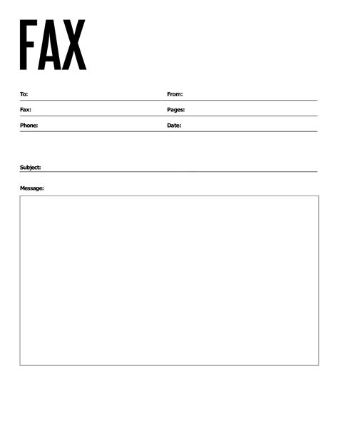 5 Free Fax Cover Sheet Templates Military And Veteran