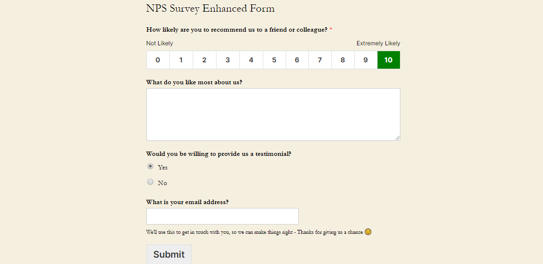 5 Great Nps Survey Question Examples Templates