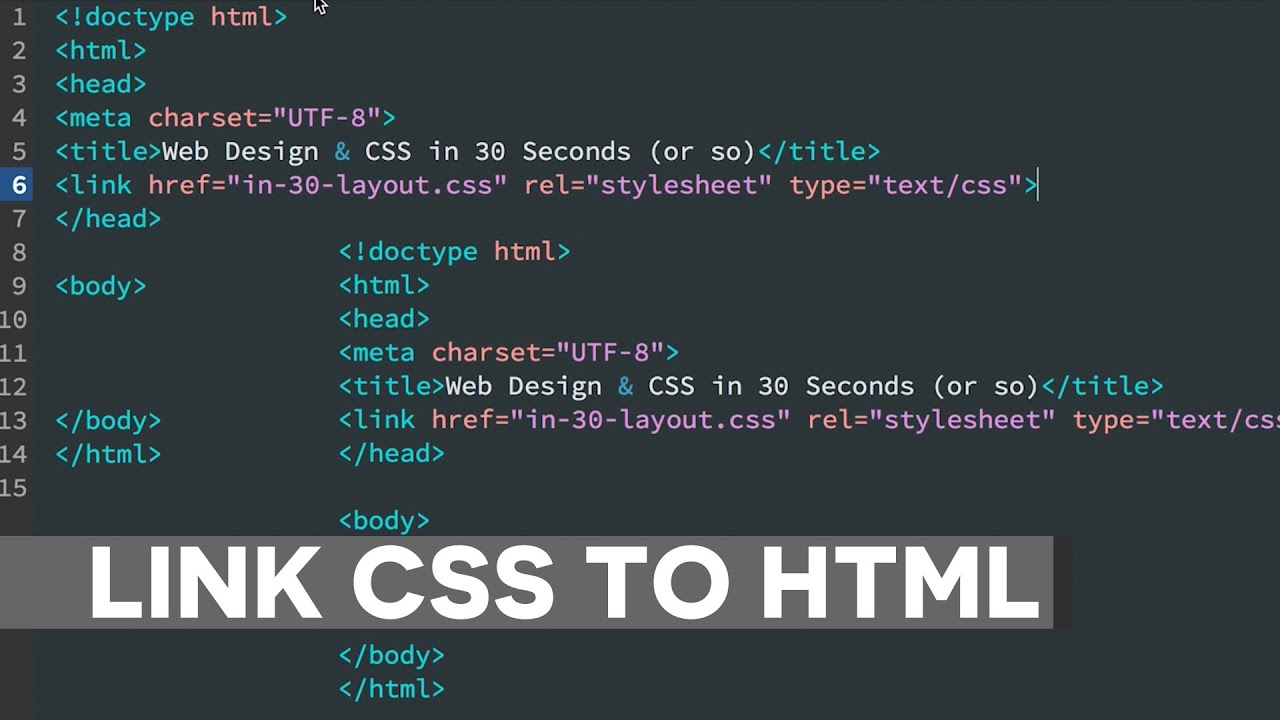 5 Html Css File Attach To Html File In 3 Different Ways Inline Css