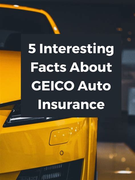 5 Interesting Facts About Geico Auto Insurance City Of Loogootee