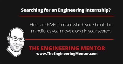 5 Items To Be Mindful Of During Your Engineering Internship Search