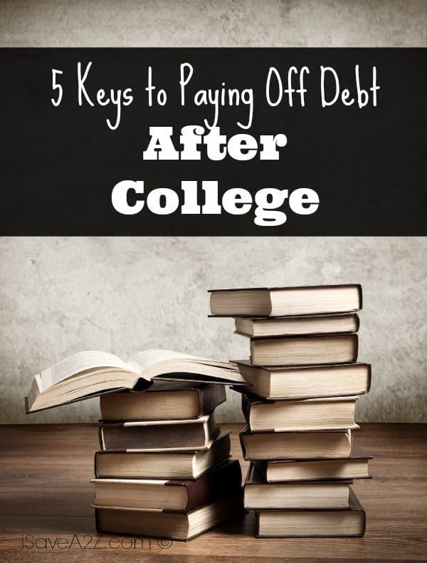 5 Keys To Paying Off Debt After College Isavea2z Com