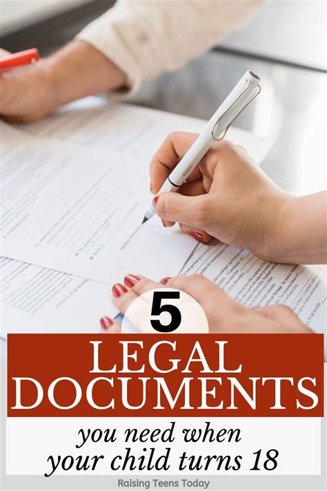 5 Legal Documents You Need When Your Child Turns 18 Raising Teens Today