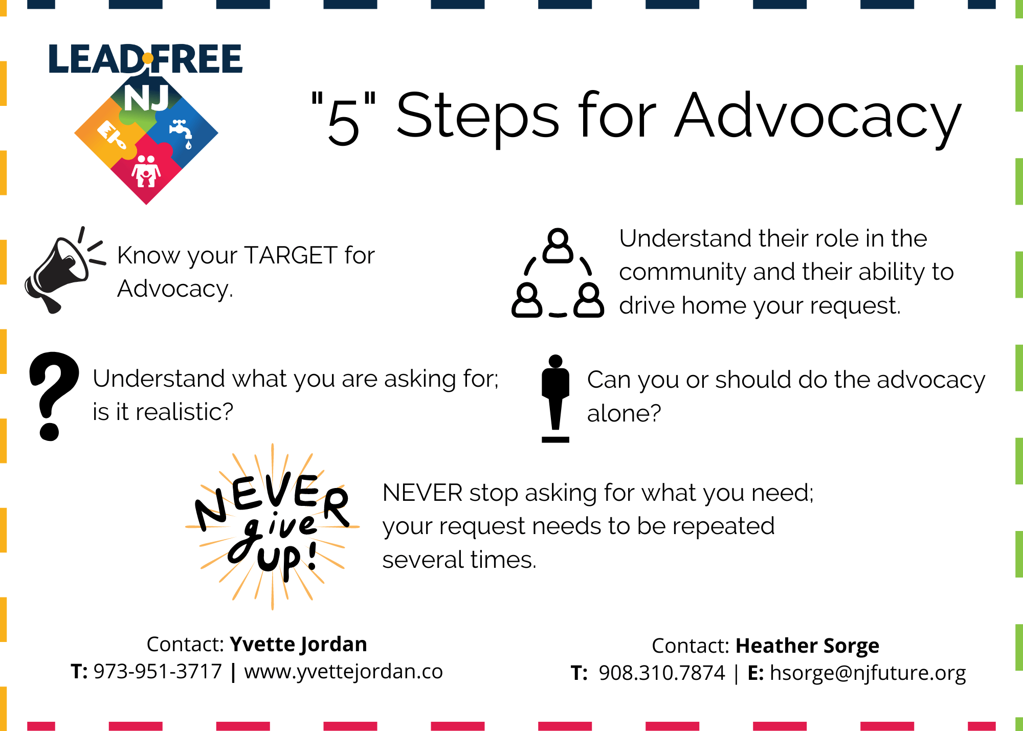 5 Steps For Advocacy Lead Free Nj