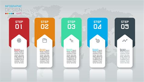 5 Steps Infographic Ppt