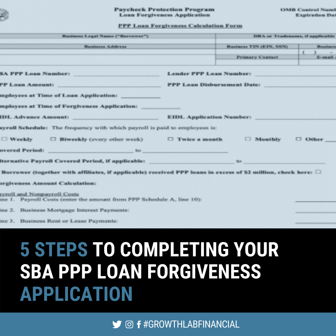 5 Steps To Completing Your Sba Ppp Loan Forgiveness Application