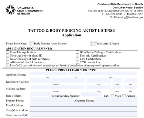 5 Steps To Get A Tattoo License Best Tattoo Ideas