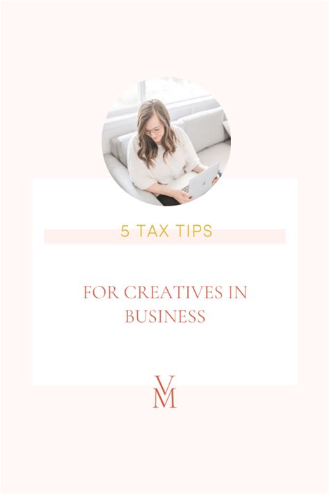 5 Tax Tips For Creatives In Business Val Marlene Creative Coaching