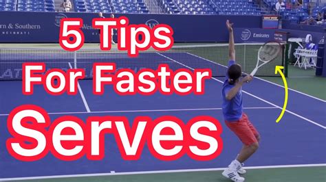 5 Tips For Faster Serves Youtube