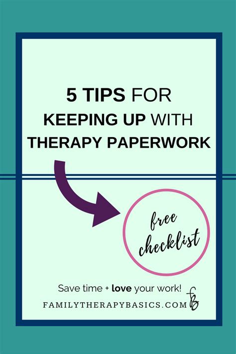 5 Tips For Keeping Up With Therapy Paperwork Artofit