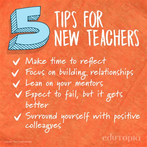 5 Tips For New Teachers Youtube