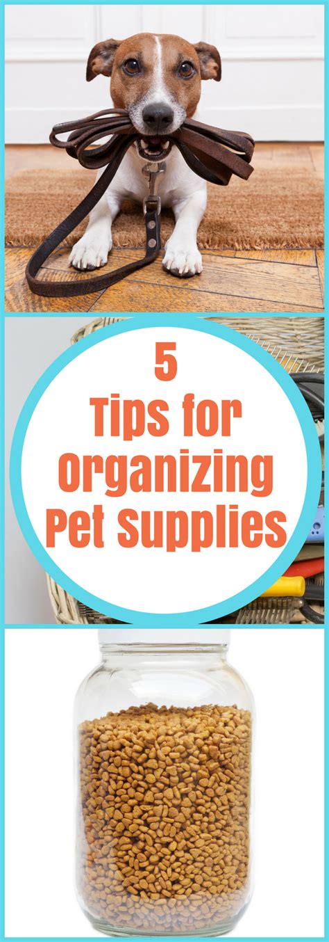 5 Tips For Organizing Pet Supplies The Organized Mom