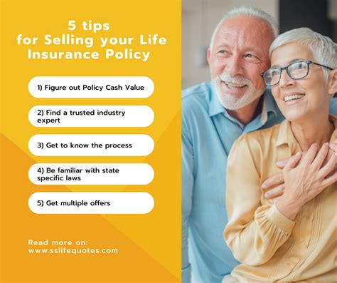 5 Tips For Selling Yor Life Insurance Policy Senior Settlement Life