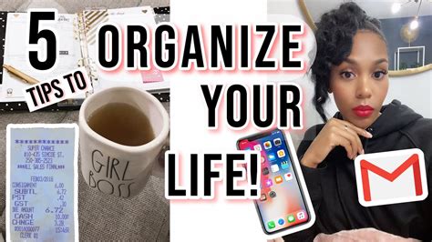 5 Tips To Organize Your Paperwork Receipts And Emails For Free Youtube