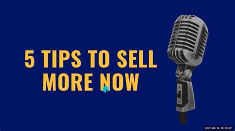 5 Tips To Sell More Now