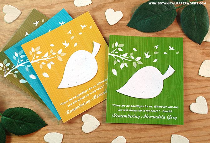 5 Ways Nature Can Help With Grief New Eco Friendly Memorial Favors Botanical Paperworks