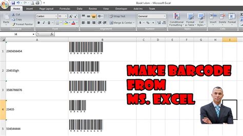 5 Ways To Barcode Excel Tutorials Templates