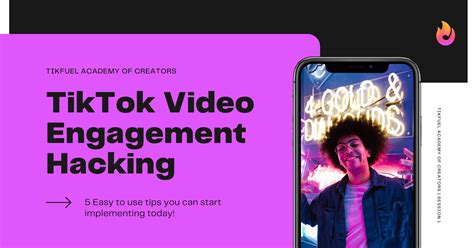 5 Ways To Boost Your Tiktok Video Engagement Tikfuel