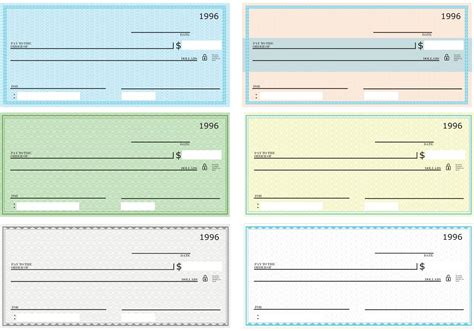 5 Ways To Create Printable Blank Checks Military And Veteran