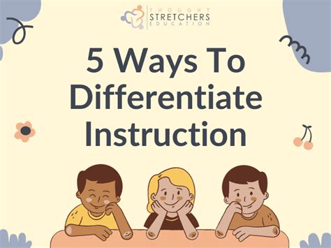 5 Ways To Differentiate Instruction