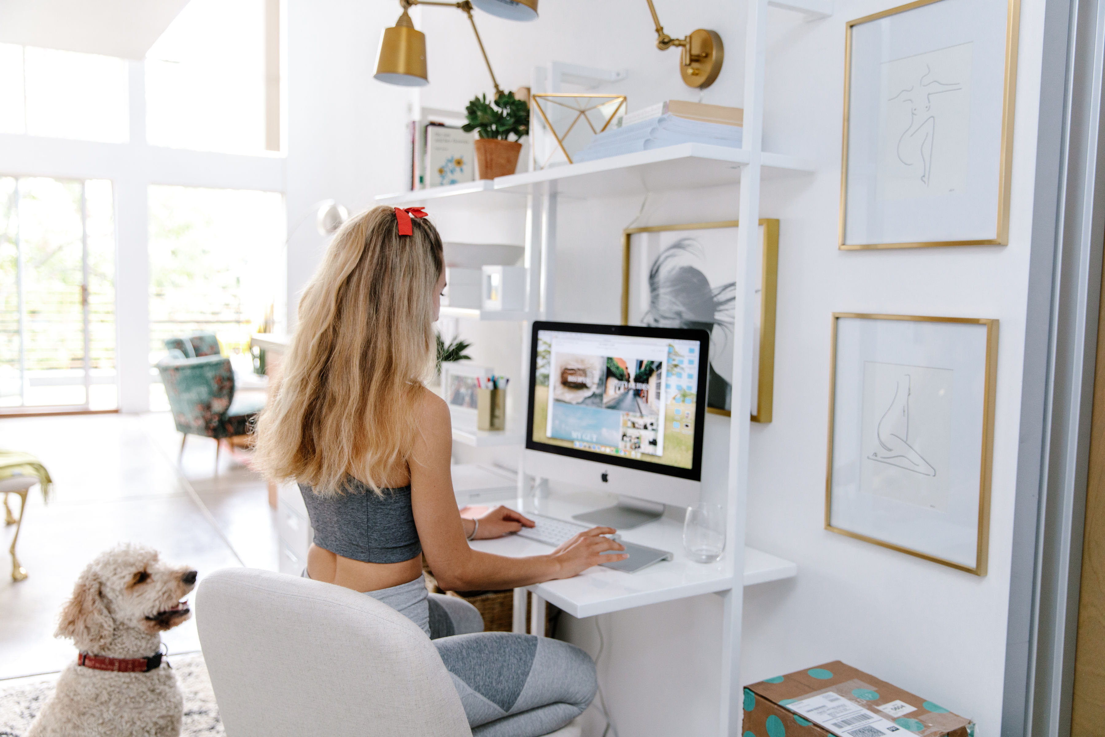 5 Ways To Fill Your Home Office With Good Vibes Havenly Blog Havenly Interior Design Blog