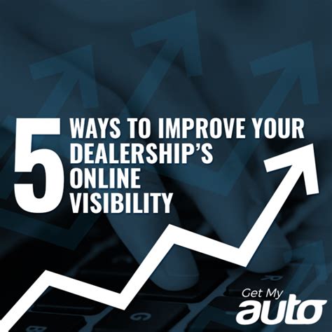 5 Ways To Improve Your Dealership S Online Visibility Get My Auto