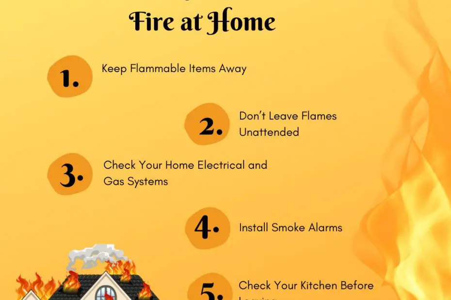 5 Ways To Prevent Fire At Home Fire Emergency Tips