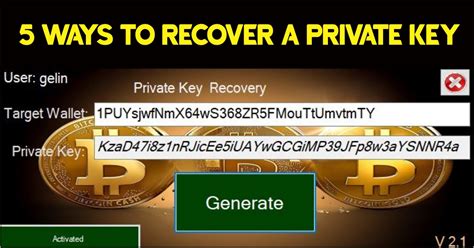 5 Ways To Recover A Private Key Max Core Bitcoin Recovery