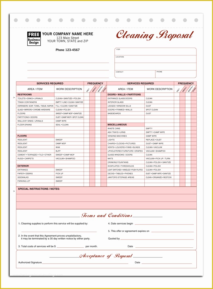 50 Cleaning Business Forms Paperwork Ideas Cleaning Business