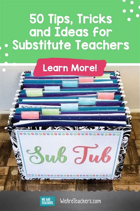 50 Tips Tricks And Ideas For Substitute Teachers We Are Teachers