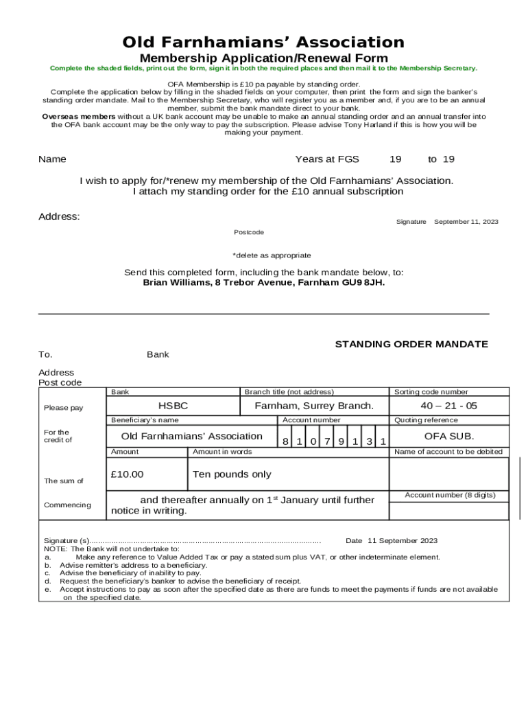 59 Membership Form Templates For Associations Glue Up