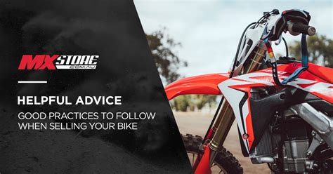 6 Tips When Selling Your Dirt Bike Mxstore Australia